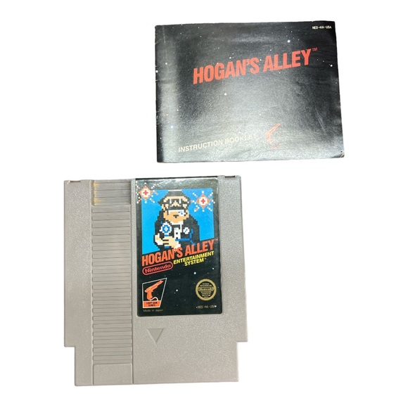 Vintage 1985 NES Nintendo Hogans Alley Game with Instruction Booklet - Picture 1 of 3